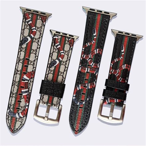 apple watch bands gucci snake|gucci apple watch accessories.